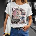 Born To Read Forced To Work Booklover -Adults Book Lovers Casual Grey Small T-Shirt Gifts for Her