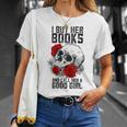 I Buy Her Books And Call Her A Good Girl Book Reading Lover T-Shirt Gifts for Her I Buy Her Books And Call Her A Good Girl Book Reading Lover T-Shirt Gifts for Her
