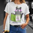 Cats And Books Happiness Cartoon Cat Pun For Women T-Shirt Gifts for Her Cats And Books Happiness Cartoon Cat Pun For Women T-Shirt Gifts for Her