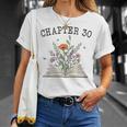 Chapter 30 Book Lovers & Readers 30th Birthday Wildflowers T-Shirt Gifts for Her Chapter 30 Book Lovers & Readers 30th Birthday Wildflowers T-Shirt Gifts for Her