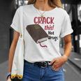 Christian Quote Holy Bible Crack This Book Not Drugs T-Shirt Gifts for Her