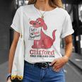 Clifford The Big Red Dog Let's Read Together Vintage Book T-Shirt Gifts for Her Clifford The Big Red Dog Let's Read Together Vintage Book T-Shirt Gifts for Her