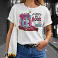 I Closed My Book To Be Here Fall Pumpkin T-Shirt Gifts for Her