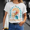 Crockpot Cookbook Baking Cooking Lovers Chef Cook Bakers T-Shirt Gifts for Her