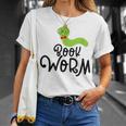 Cute Book Worm Reading Lovers T-Shirt Gifts for Her