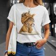 Cute Girl Open Book Reading Book Lover Graphic Round Glasses T-Shirt Gifts for Her Cute Girl Open Book Reading Book Lover Graphic Round Glasses T-Shirt Gifts for Her