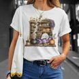 Cute Halloween Bookshelf Premium Tri-Blend T-Shirt Gifts for Her Cute Halloween Bookshelf Premium Tri-Blend T-Shirt Gifts for Her
