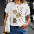 Cute Reading Cat With Kitten Dandelion Flowers Book Lover T-Shirt Gifts for Her Cute Reading Cat With Kitten Dandelion Flowers Book Lover T-Shirt Gifts for Her