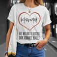 Dark Romance Lover Women Introvert Antisocial Book Club T-Shirt Gifts for Her Dark Romance Lover Women Introvert Antisocial Book Club T-Shirt Gifts for Her