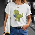Dinosaur Book LoverRex Sad Arms Too Short To Reader Premium Tri-Blend T-Shirt Gifts for Her