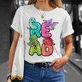 Dinosaur Read Book Lover Dino Reading Kids Premium Tri-Blend T-Shirt Gifts for Her Dinosaur Read Book Lover Dino Reading Kids Premium Tri-Blend T-Shirt Gifts for Her
