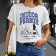 DOAWK Indoor Person Eat Sleep Game Repeat Book Series T-Shirt Gifts for Her
