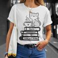 Easily Distracted Cats And Books T-Shirt Gifts for Her