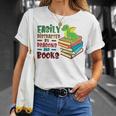 Easily Distracted By Dragons And Books Book Nerd Reading T-Shirt Gifts for Her