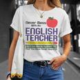 English Teacher Humor Reading Books Vocabulary Grammar T-Shirt Gifts for Her English Teacher Humor Reading Books Vocabulary Grammar T-Shirt Gifts for Her