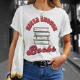 Never Enough Books Book Lover Librarian Teacher Premium Tri-Blend T-Shirt Gifts for Her
