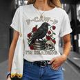 F-CAW-F I'm Reading Crow Book Lover Introvert Meme T-Shirt Gifts for Her