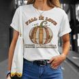 Fall In Love With Learning Books Pumpkin Autum Thanksgiving T-Shirt Gifts for Her Fall In Love With Learning Books Pumpkin Autum Thanksgiving T-Shirt Gifts for Her