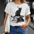Goth Mystical Gothic Books & Cat T-Shirt Gifts for Her Goth Mystical Gothic Books & Cat T-Shirt Gifts for Her