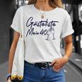 Guest Book 40th Birthday Guest List 40th Birthday Decoration T-Shirt Gifts for Her
