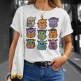 Halloween Monsters Reading Books Pattern Spooky Kawaii Anime Premium Tri-Blend T-Shirt Gifts for Her Halloween Monsters Reading Books Pattern Spooky Kawaii Anime Premium Tri-Blend T-Shirt Gifts for Her