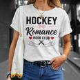 Hockey Romance Book Club Reader Sports Love Reading Premium Tri-Blend T-Shirt Gifts for Her