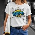 Hope Is My Superpower Comic Book Style T-Shirt Gifts for Her Hope Is My Superpower Comic Book Style T-Shirt Gifts for Her