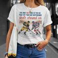 Ice Hockey Romance Reader Book Lover Reading Smut Smutty T-Shirt Gifts for Her