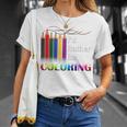 I'd Rather Be Coloring Adult Coloring Book T-Shirt T-Shirt Gifts for Her I'd Rather Be Coloring Adult Coloring Book T-Shirt T-Shirt Gifts for Her
