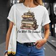 I'm With The Banned Books Reading Addict Book Lover T-Shirt Gifts for Her
