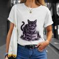I'm An Indoor Cat Cute Witch Kitten With Books And Candles T-Shirt Gifts for Her I'm An Indoor Cat Cute Witch Kitten With Books And Candles T-Shirt Gifts for Her