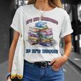 IT'S NOT HOARDING IF IT'S BOOKS FUN BOOK LOVER T-Shirt Gifts for Her