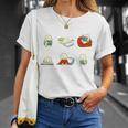 Just Bookworm Things Nerd Reading Book Tortoise Turtle Books T-Shirt Gifts for Her