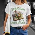 Let Books Bloom In The Garden Of Your Mind Floral T-Shirt Gifts for Her Let Books Bloom In The Garden Of Your Mind Floral T-Shirt Gifts for Her