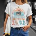 Librarian Born 1991 30th Birthday Book Lover T-Shirt Gifts for Her Librarian Born 1991 30th Birthday Book Lover T-Shirt Gifts for Her