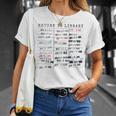 Library Card Due Date Stamp Book Lover Reading Vintage Read T-Shirt Gifts for Her Library Card Due Date Stamp Book Lover Reading Vintage Read T-Shirt Gifts for Her