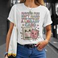 Library Card Shirt Reading Book Lovers For Reader Premium Tri-Blend T-Shirt Gifts for Her