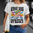 Library Cards Repel Men Intimidated By Books Sassy Reader T-Shirt Gifts for Her Library Cards Repel Men Intimidated By Books Sassy Reader T-Shirt Gifts for Her