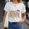 Library Squad Christmas Book Team Xmas Reading Lover T-Shirt Gifts for Her