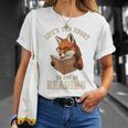 Life’s Too Short To Not Be Reading Cute Fox Book Lover T-Shirt Gifts for Her