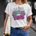 I Lift So I Can Carry More Books Reader Librarian Premium Tri-Blend T-Shirt Gifts for Her