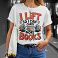 Lift So I Can Carry More Books Reading Lovers Reader Workout Premium Tri-Blend T-Shirt Gifts for Her Lift So I Can Carry More Books Reading Lovers Reader Workout Premium Tri-Blend T-Shirt Gifts for Her