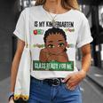 Lil Mr Kindergarten Prince Boys Melanin Boy Read Books T-Shirt Gifts for Her