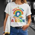 Take a Look It's In a Book Rainbow Reading T-Shirt Gifts for Her Take a Look It's In a Book Rainbow Reading T-Shirt Gifts for Her