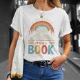 Take A Look It's In A Book Retro Reading Advocate Distressed T-Shirt Gifts for Her Take A Look It's In A Book Retro Reading Advocate Distressed T-Shirt Gifts for Her