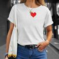 I Love Mysteries Heart Movies Books Novels TV Shows Stories Premium Tri-Blend T-Shirt Gifts for Her