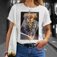 Marvel Comixology Champions Unlimited Comic Book Cover Comfort Colors Crop Top T-Shirt Gifts for Her