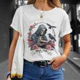 Morally Grey Book Club Gothic Skeleton And Raven Vintage Premium Tri-Blend T-Shirt Gifts for Her