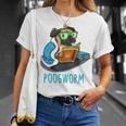 Nerdy Pug Reading Books Poogworm Pug Bookworm T-Shirt Gifts for Her Nerdy Pug Reading Books Poogworm Pug Bookworm T-Shirt Gifts for Her