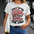Once Upon a Time There Was a Girl Bookmark And Books T-Shirt Gifts for Her Once Upon a Time There Was a Girl Bookmark And Books T-Shirt Gifts for Her